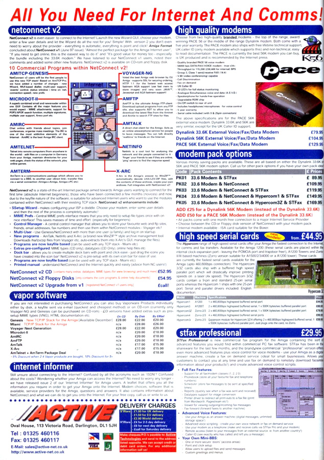 VMC Harald Frank Hypercom 1 - Zeitgen&ouml;ssische Werbung - Datum: 1998-03, Herkunft: UK