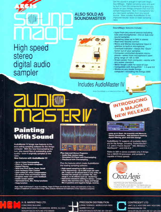 Aegis Sound Magic / Sound Master - Vintage Advert - Date: 1992-01, Origin: GB
