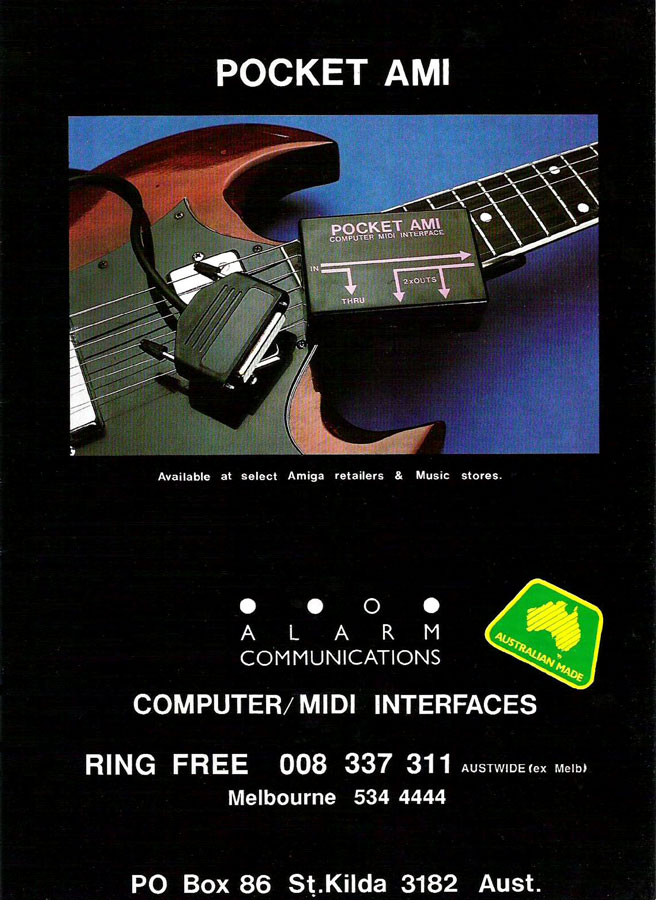 Alarm Communications Pocket AMI - Vintage Advert - Date: 1990-10, Origin: AU