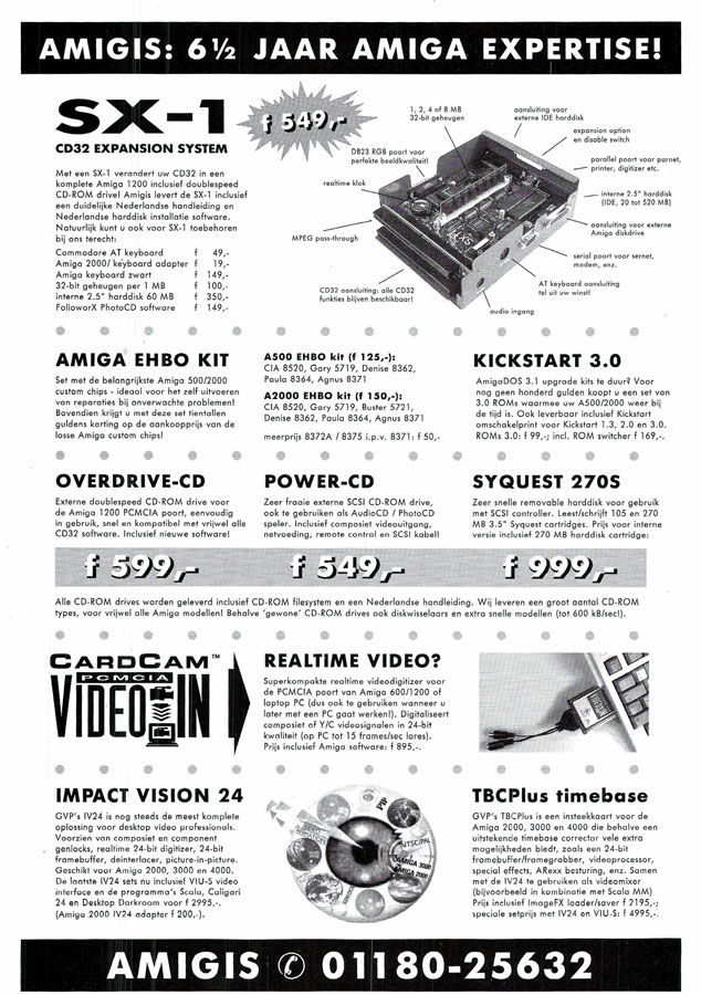 Paravision / Microbotics SX-1 - Zeitgen&ouml;ssische Werbung - Datum: 1994-01, Herkunft: NL