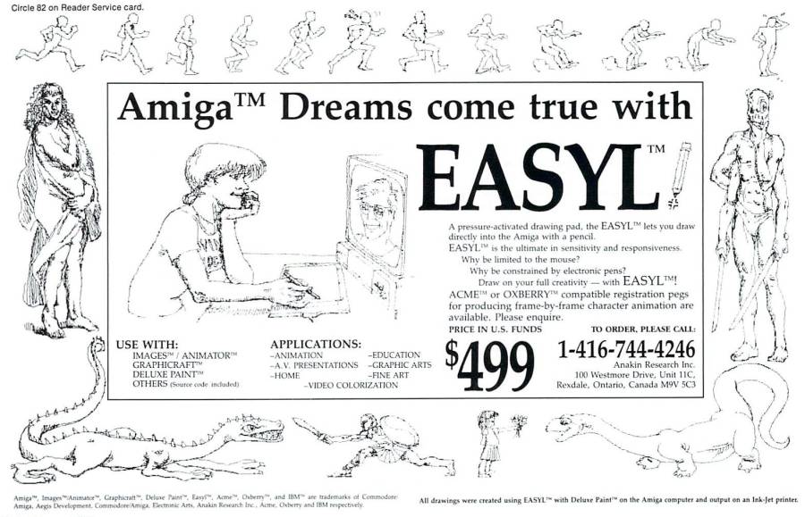 Anakin Research Easyl - Vintage Advert - Date: 1986-07, Origin: US