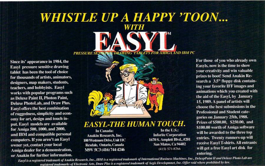 Anakin Research Easyl - Vintage Advert - Date: 1988-12, Origin: US