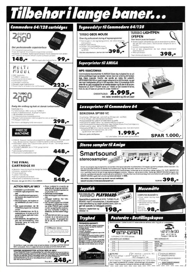 BMP-Data Smartsound - Zeitgen&ouml;ssische Werbung - Datum: 1989-09, Herkunft: DK