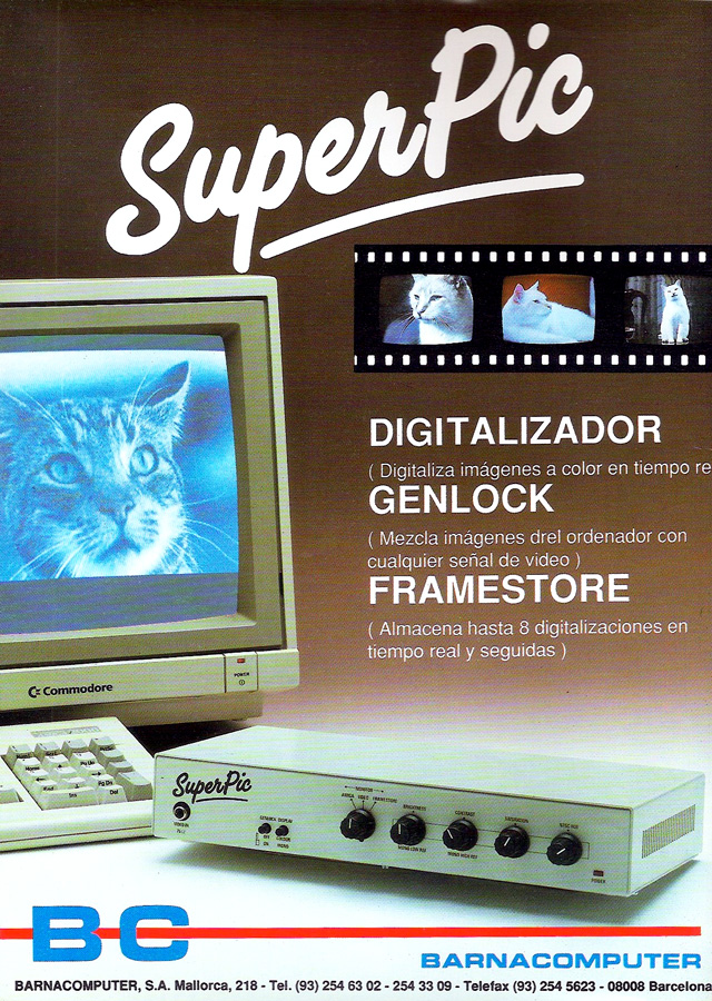 JCL Business Systems SuperPic - Zeitgen&ouml;ssische Werbung - Datum: 1989-10, Herkunft: ES