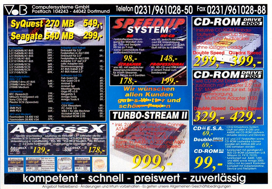 Breitfeld Computersysteme AccessX 500 - Vintage Advert - Date: 1995-09, Origin: DE