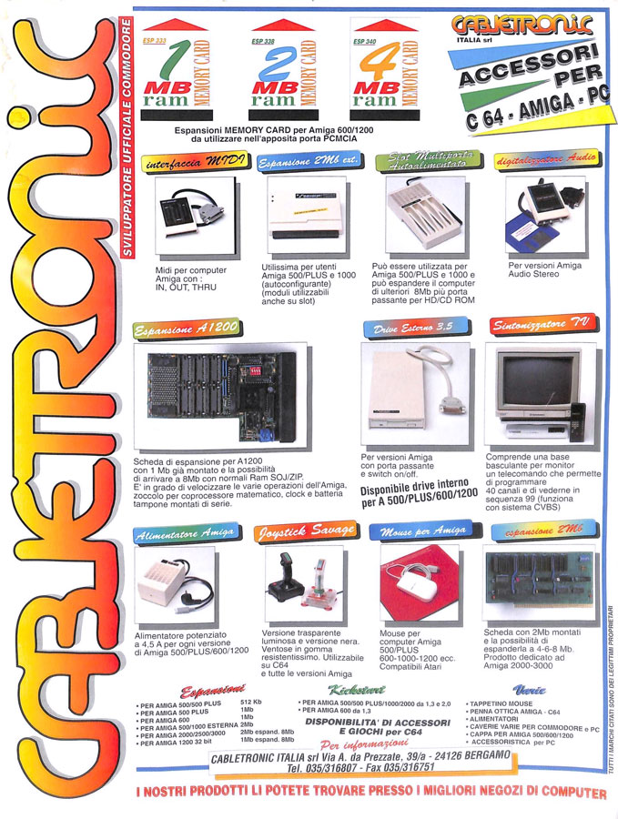 Cabletronic MINT 290 - Vintage Advert - Date: 1994-11, Origin: IT