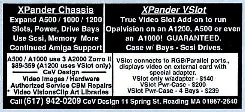 CeV Design X-Pander Chassis - Zeitgen&ouml;ssische Werbung - Datum: 1994-12, Herkunft: US