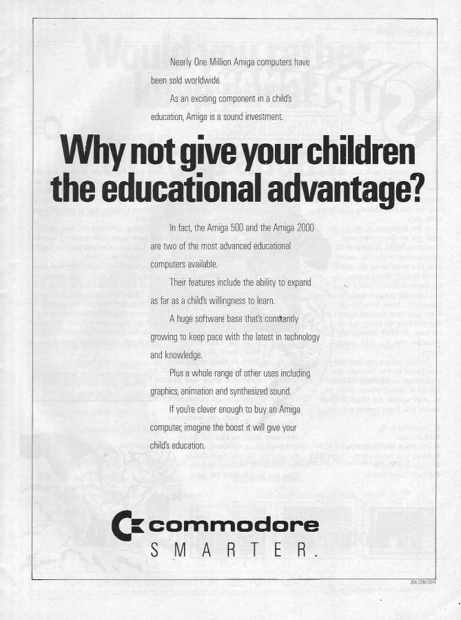 Commodore Amiga 500 & 500+ - Vintage Advert - Date: 1989-05, Origin: AU