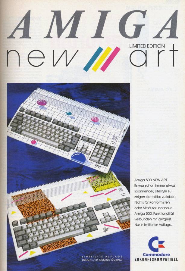 Commodore Amiga 500 & 500+ - Vintage Advert - Date: 1989-11, Origin: DE