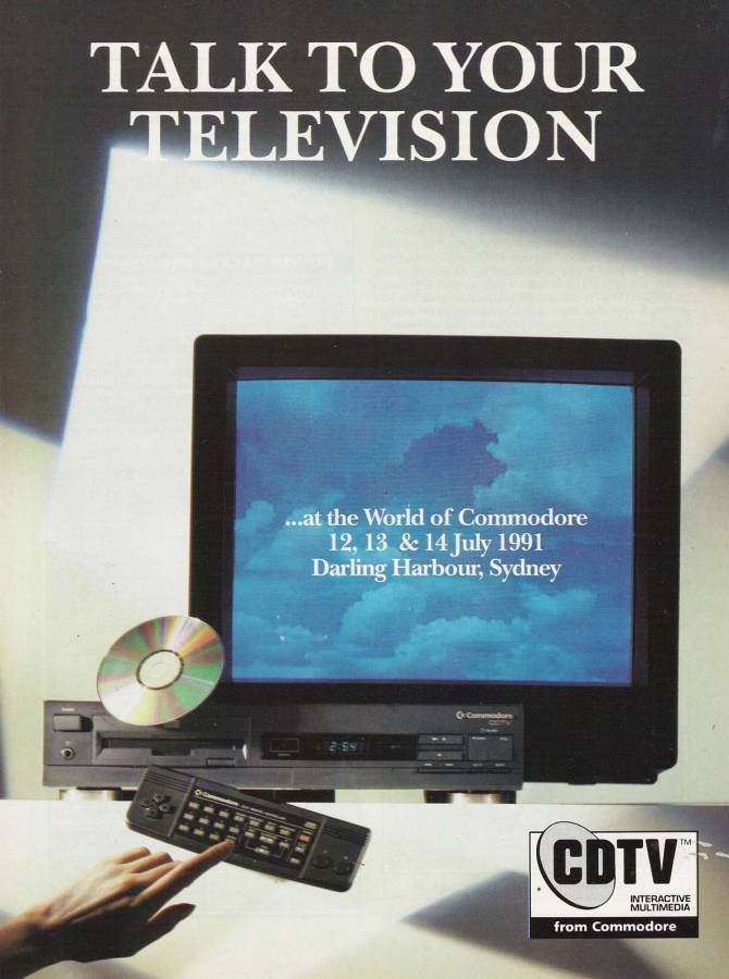 Commodore CDTV - Vintage Advert - Date: 1991-07, Origin: AU