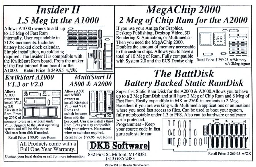 DKB MultiStart II - Vintage Advert - Date: 1990-12, Origin: US