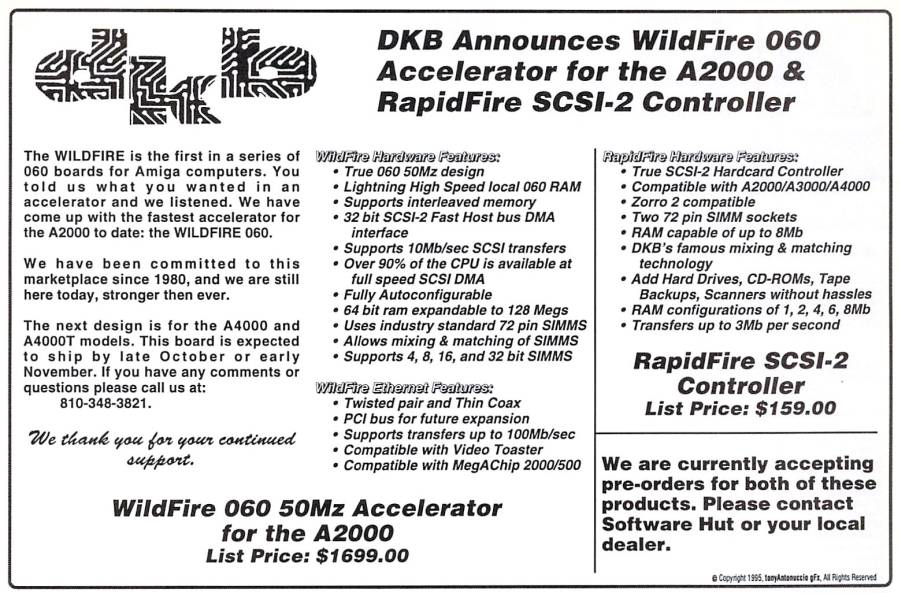 DKB WildFire - Vintage Advert - Date: 1995-11, Origin: US