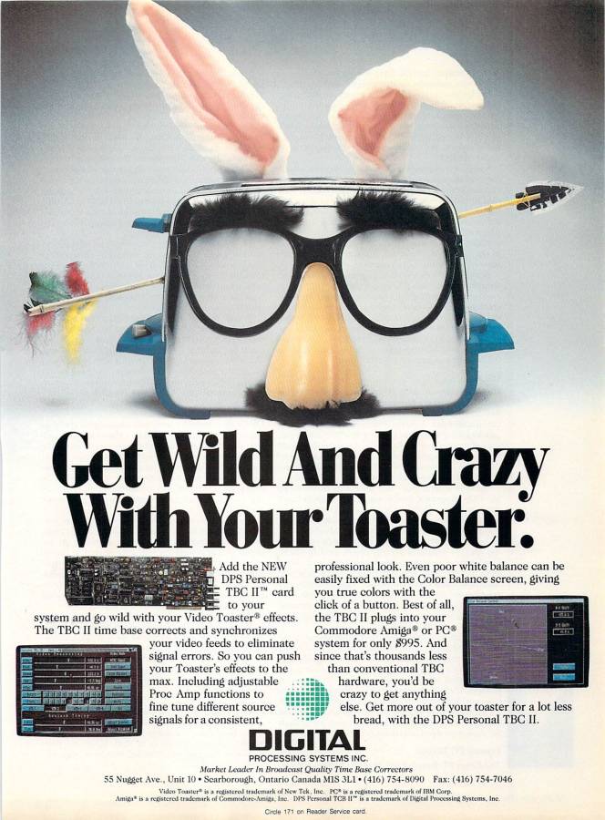 Digital Processing Systems Personal TBC II - Vintage Ad (Datum: 1991-12, Herkunft: US)