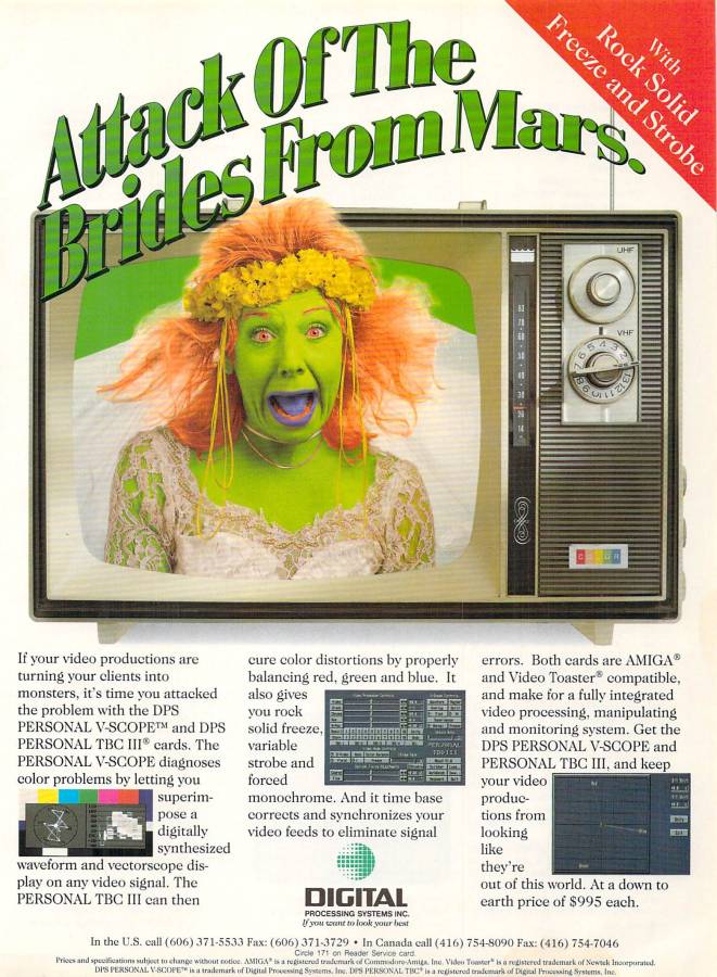 Digital Processing Systems Personal TBC III - Vintage Advert - Date: 1992-10, Origin: US