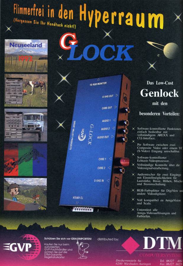 Great Valley Products G-Lock - Vintage Advert - Date: 1993-02, Origin: DE