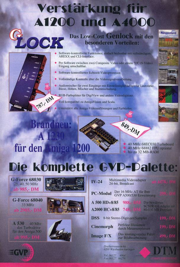 Great Valley Products G-Lock - Vintage Advert - Date: 1993-04, Origin: DE