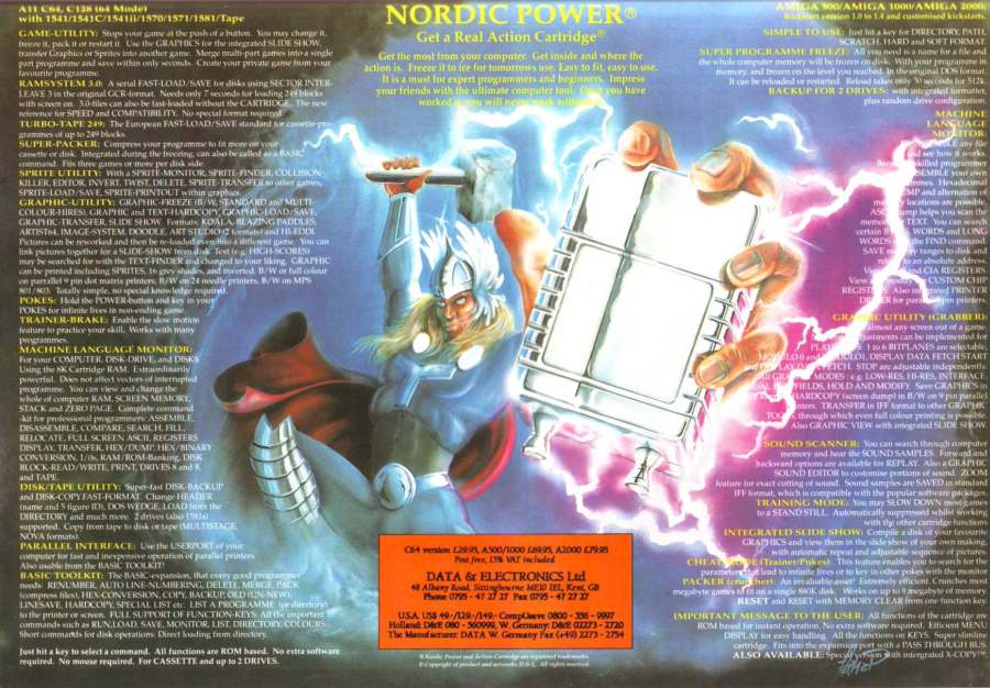 Data & Electronics Nordic Power / Nordic Power LC - Vintage Advert - Date: 1990-07, Origin: GB