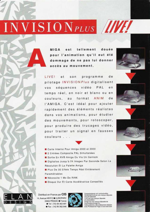 A-Squared Development Live! 2000 - Vintage Advert - Date: 1991-04, Origin: FR