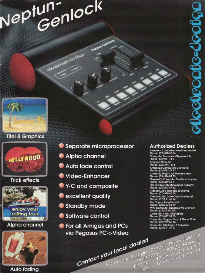 Electronic Design Neptun - Vintage Advert - Date: 1994-06, Origin: AU