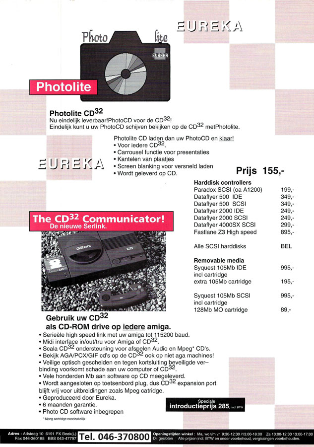 Eureka Communicator I & II - Vintage Advert - Date: 1994-05, Origin: NL