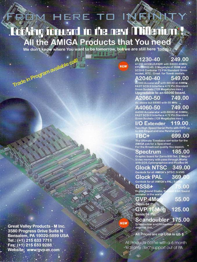 Great Valley Products EGS 28/24 Spectrum - Vintage Advert - Date: 1999-03, Origin: US