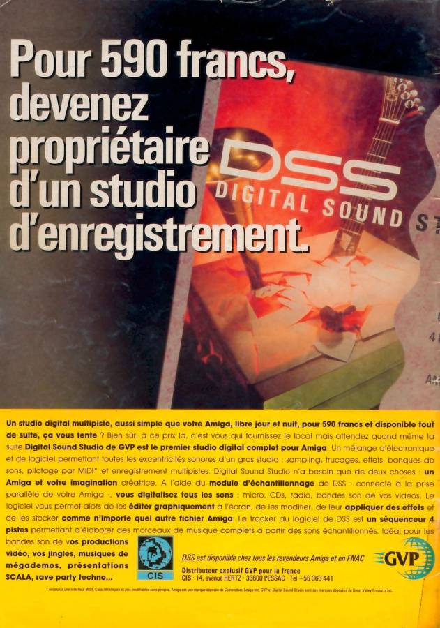 Great Valley Products DSS8 - Vintage Advert - Date: 1992-12, Origin: FR