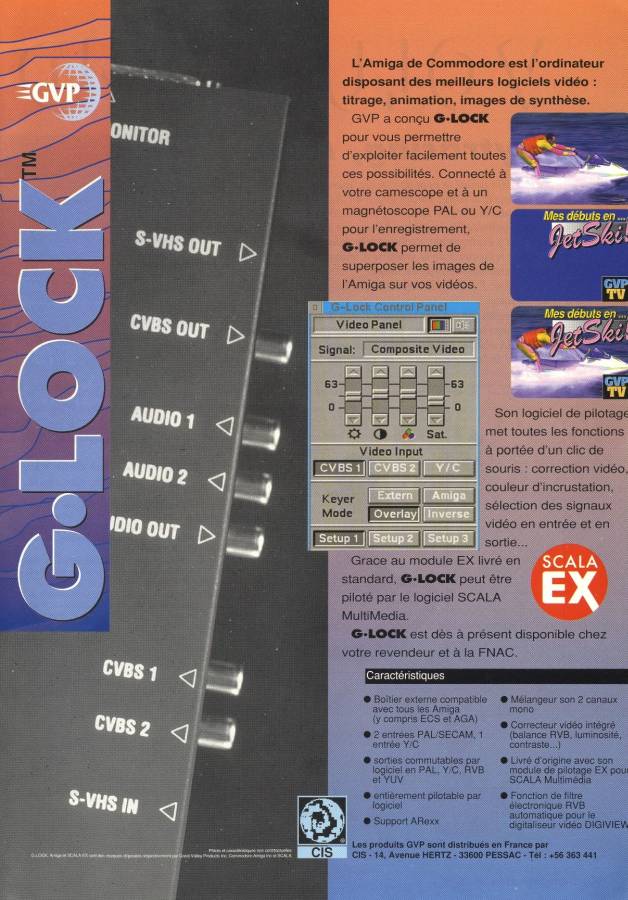 Great Valley Products G-Lock - Vintage Advert - Date: 1993-03, Origin: FR