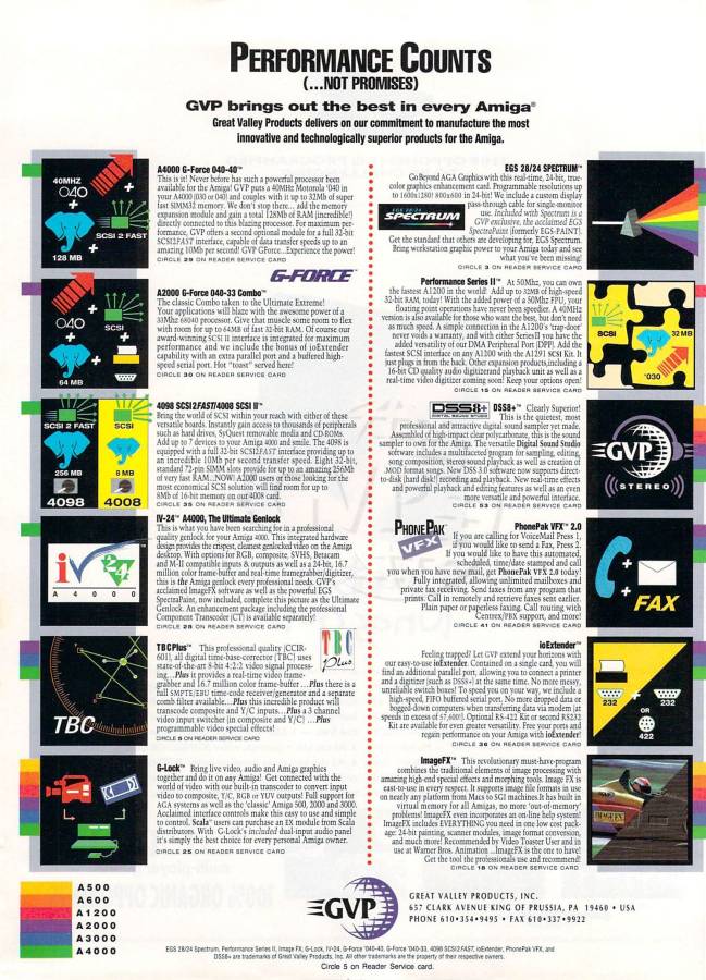 Great Valley Products EGS 28/24 Spectrum - Vintage Advert - Date: 1994-04, Origin: US