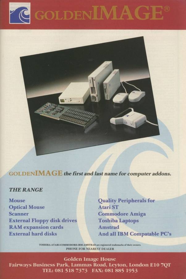 Golden Image RC-2000 - Vintage Advert - Date: 1990-11, Origin: GB