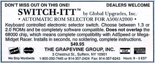 Global Upgrades Switch-Itt - Vintage Advert - Date: 1992-03, Origin: US