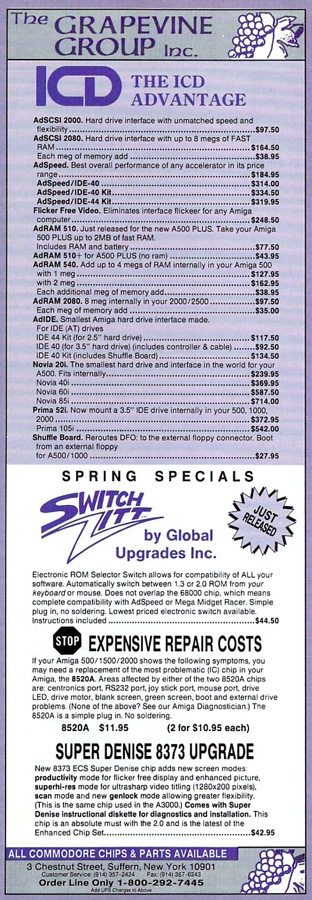 Global Upgrades Switch-Itt - Vintage Advert - Date: 1992-03, Origin: US
