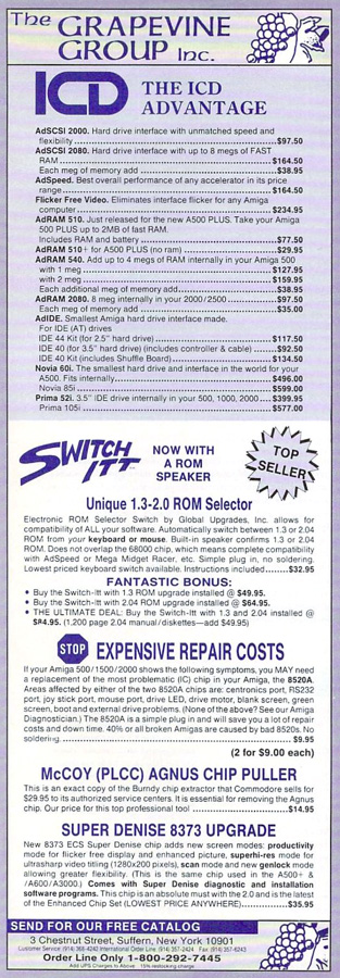 Global Upgrades Switch-Itt - Vintage Advert - Date: 1992-03, Origin: US