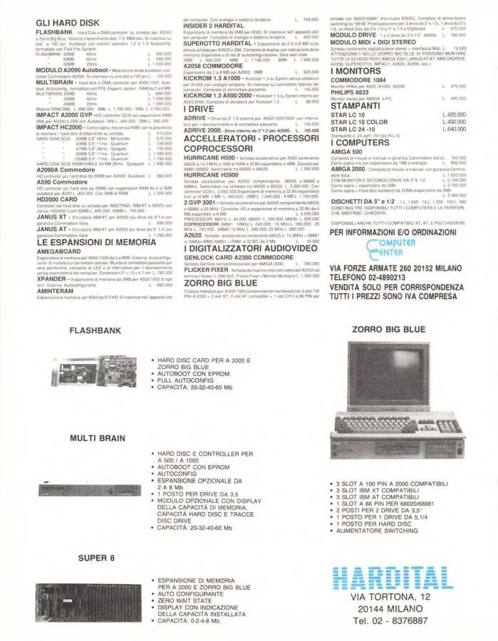 Hardital Insider 2 - Vintage Advert - Date: 1990-03, Origin: IT