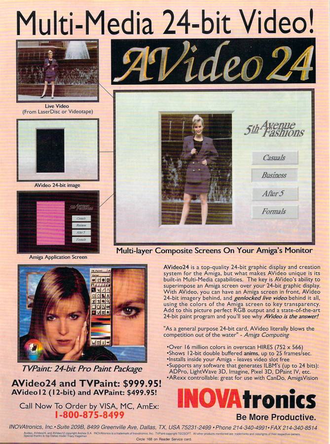Archos AVideo 24 (ColorMaster 24) - Vintage Advert - Date: 1992-08, Origin: US