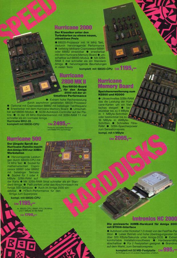Intelligent Memory MX 8000 Plus - Vintage Advert - Date: 1990-05, Origin: DE