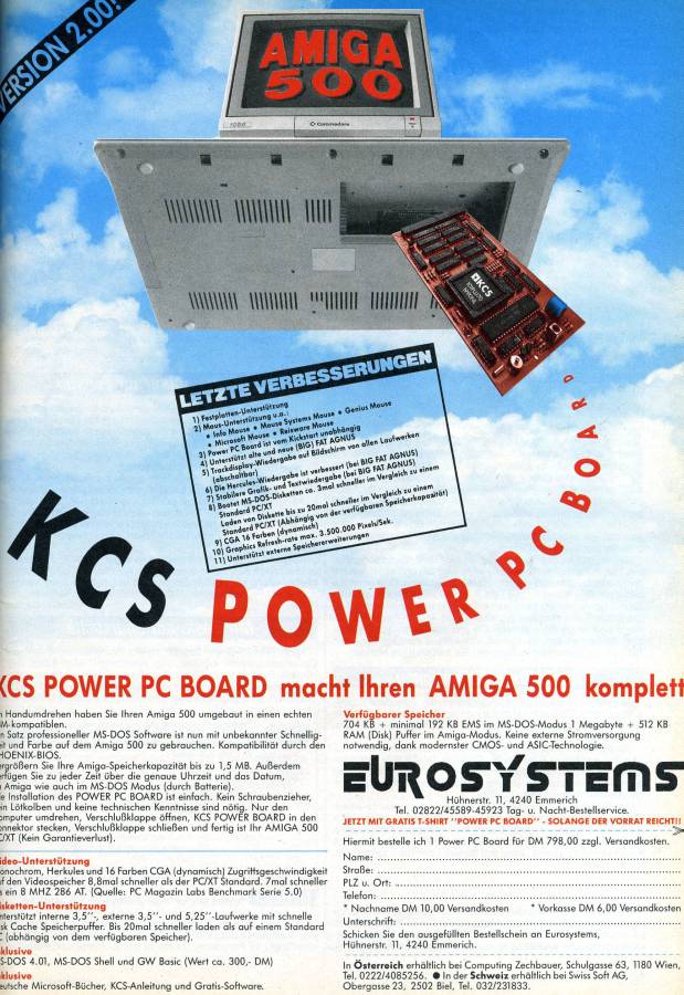 Kolff Computer Supplies Power PC Board - Vintage Advert - Date: 1990-12, Origin: DE
