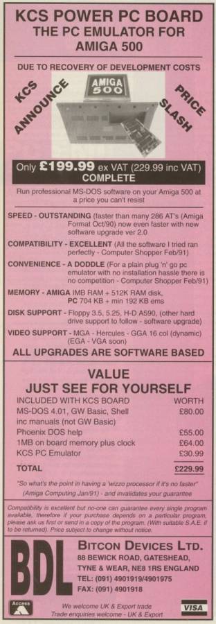 Kolff Computer Supplies Power PC Board - Vintage Advert - Date: 1991-05, Origin: GB