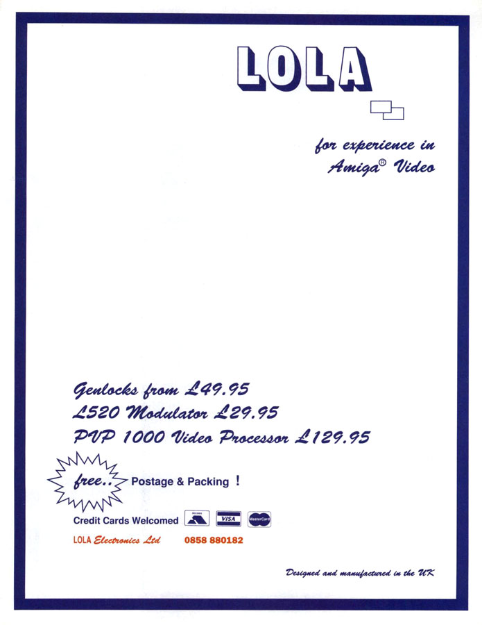 Lola Electronics L520 - Vintage Advert - Date: 1993-12, Origin: US