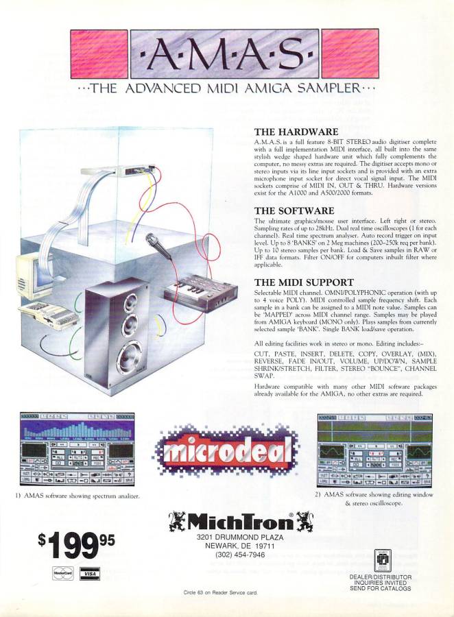 Microdeal A.M.A.S - Vintage Advert - Date: 1991-09, Origin: US