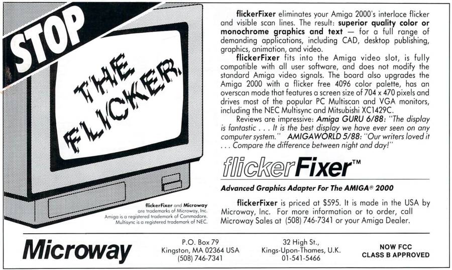 Microway AGA-2000 - Vintage Advert - Date: 1988-09, Origin: US