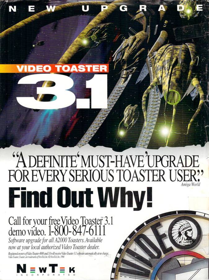 NewTek Video Toaster - Vintage Advert - Date: 1994-02, Origin: US