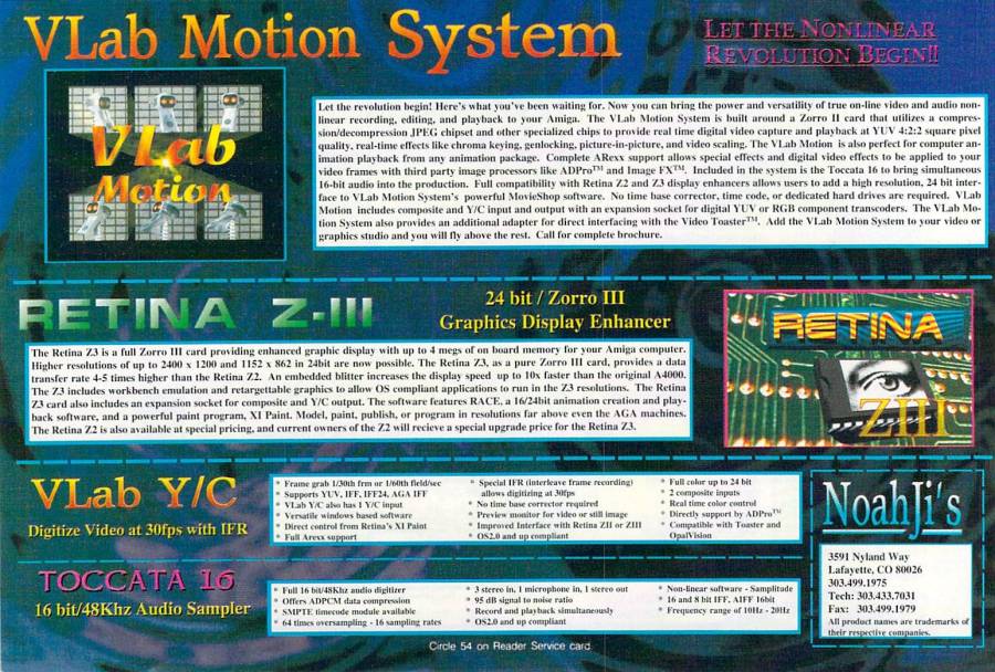 MacroSystem V-Lab Motion - Vintage Advert - Date: 1994-09, Origin: US