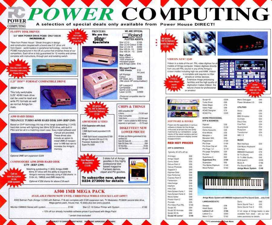 Triangle Turbo 3 - Zeitgen&ouml;ssische Werbung - Datum: 1989-12, Herkunft: UK