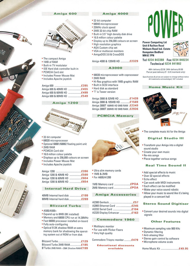 Adept Development / Commodore Home Music Kit - Vintage Advert - Date: 1990-10, Origin: UK