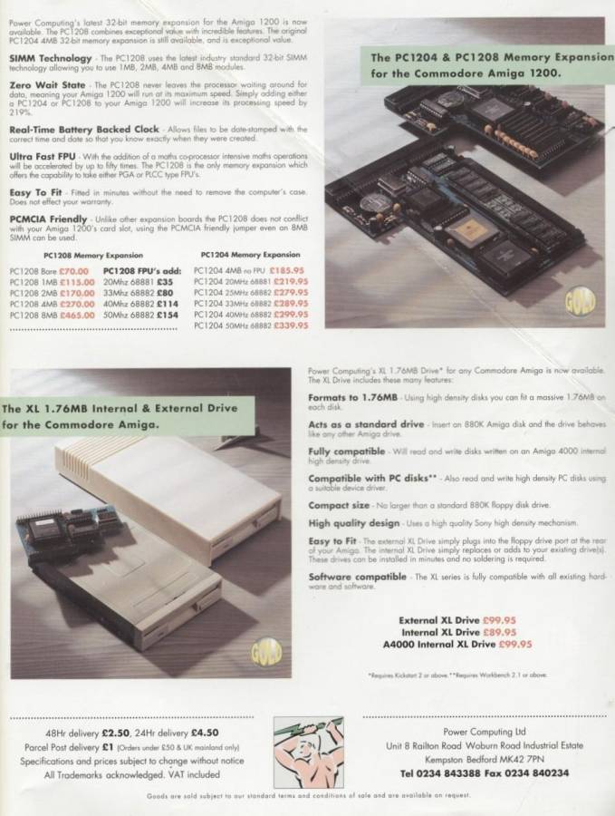 Power Computing PC1208 - Vintage Advert - Date: 1993-11, Origin: GB