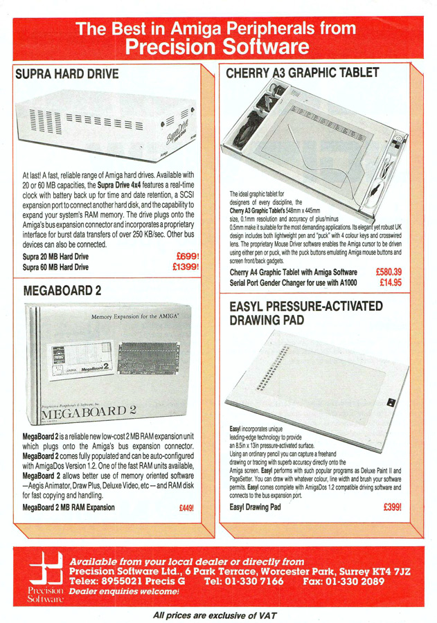 Promiga / Progressive Peripherals & Software MegaBoard 2 - Vintage Advert - Date: 1987-06, Origin: UK