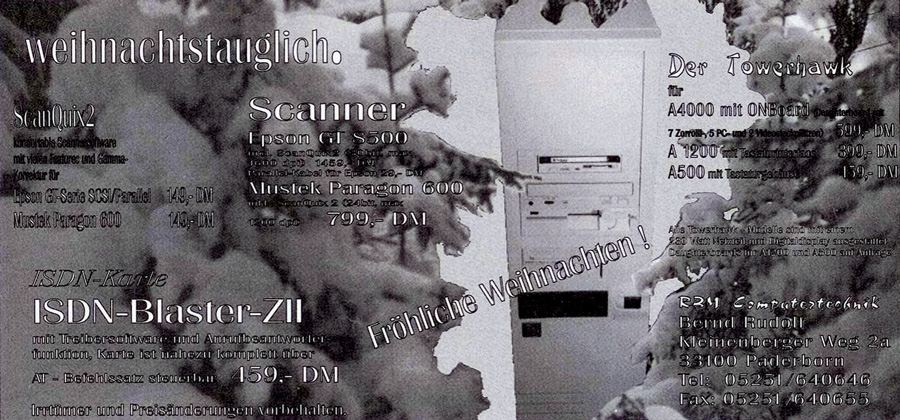 VMC Harald Frank ISDN Blaster - Vintage Advert - Date: 1997-11, Origin: DE