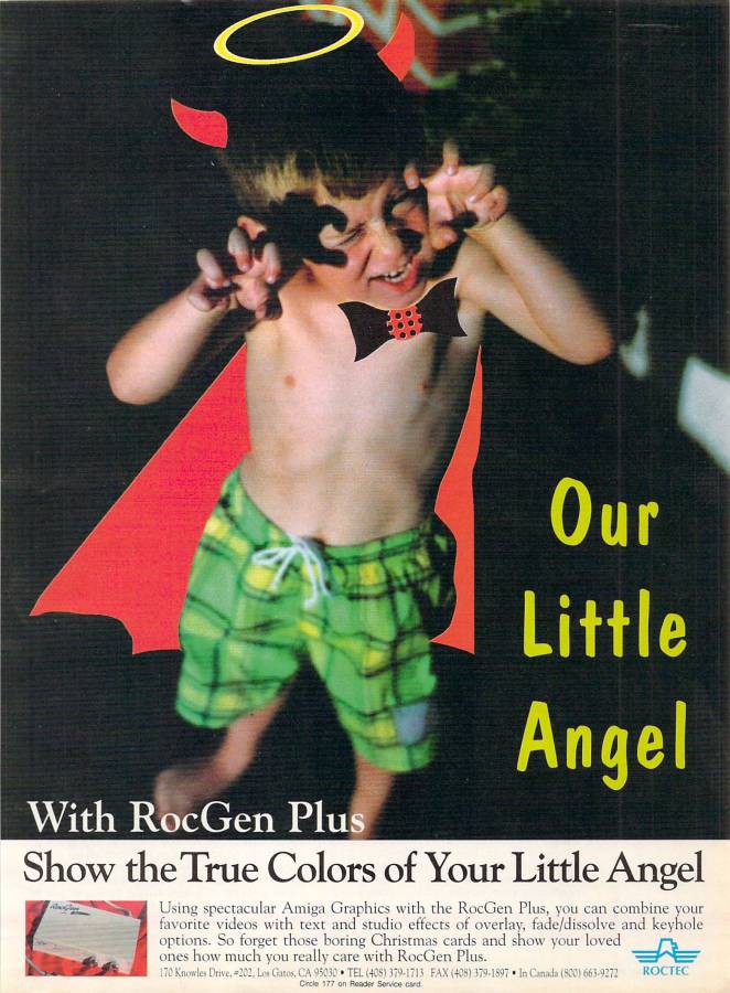 Roctec RocGen Plus - Vintage Advert - Date: 1992-01, Origin: US