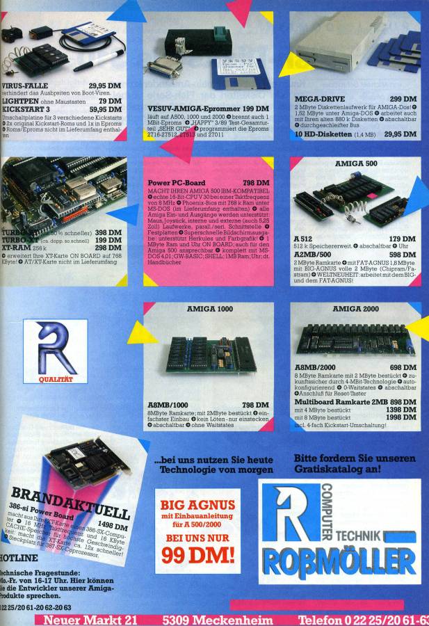 Roßmöller 386si - Vintage Ad (Datum: 1990-05, Herkunft: DE)