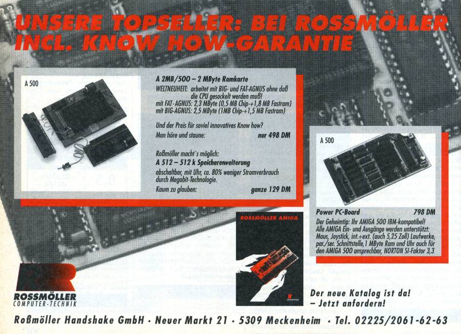 Roßmöller A2MB-500 - Vintage Advert - Date: 1990-10, Origin: DE